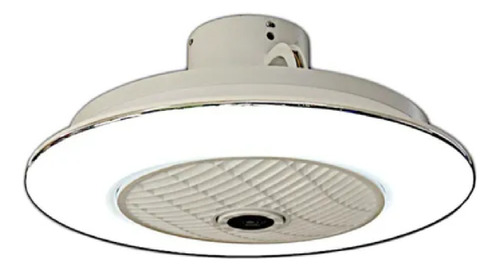 Ventilador De Techo Lampara Led 2 Tonos Luces 12 PuLG 2 Pzas Cantidad De Aspas 5 Estructura Blanco Aspas Blanco Diámetro 12   Frecuencia 50 Material De Las Aspas Plástico