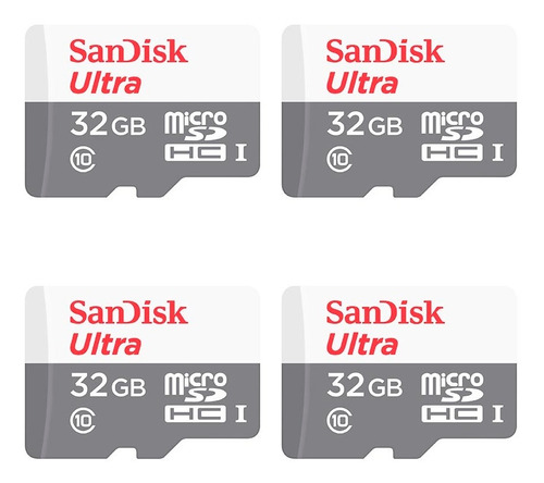 Cartão De Memoria Microsd Ultra Sandisk 32gb 80mb/s