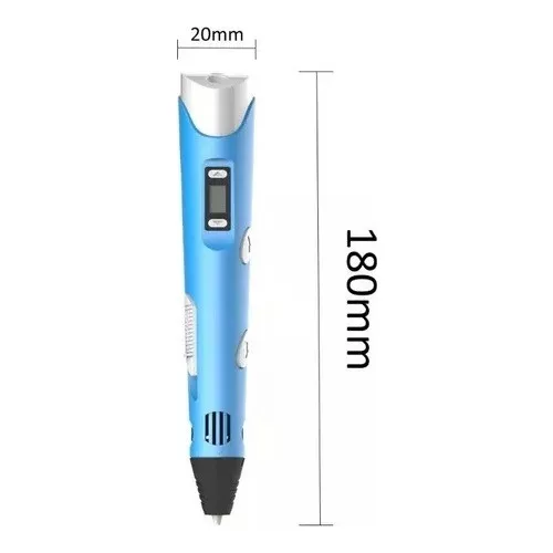 Lápiz 3d Dibujo Bolígrafo Impresora Para Niños 3 Filamentos