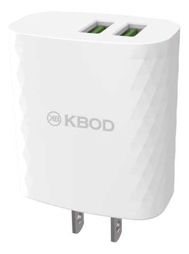 Cargador Para Teléfonos Kbod Kba17v8 2.1a X2 Usb V8