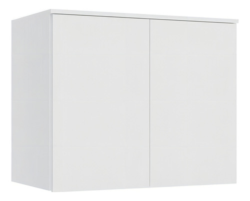 Armário Aéreo Modulado Requinte Com 2 Portas - Branco Line