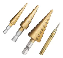 Comprar W Furadeira Escalonada Hss Bit Drill 4 Unidades Step