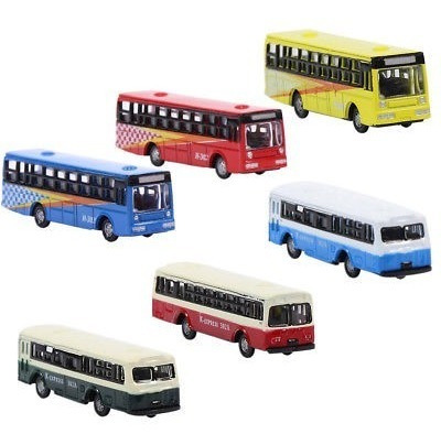 Bs150 6pcs Diecast Modelo Bus Coche 1: 160 Tren Disposición 