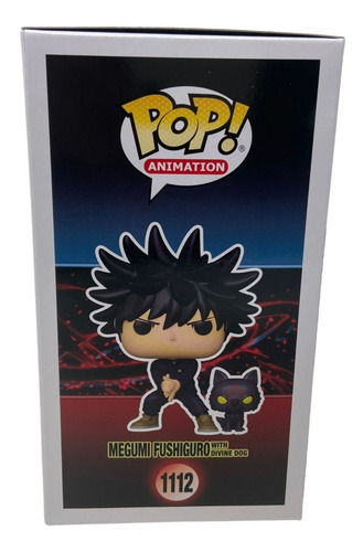 Jujutsu Kaisen Megumi Fushiguro Y Perro Funko Pop #1112