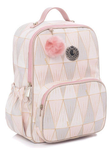 Mochila Bolsa Bebê Luxor Rosa Lequiqui