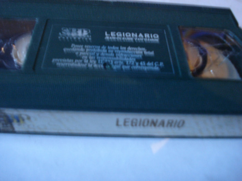 Vhs Legionario ( Van Damme)