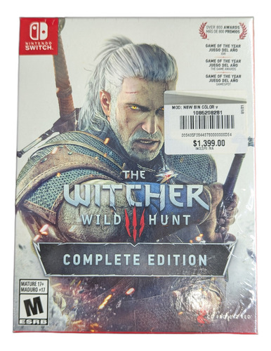 The Witcher 3: Edición Completa - Nintendo Switch