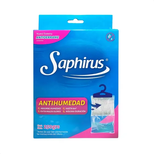 Aromatizante Piedras Saphirus Antihumedad 250g Para Placares