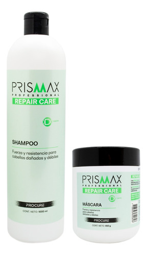 Prismax Repair Care Kit Shampoo + Máscara Pelo Dañado Grande