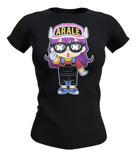 Polera Mujer Anime Arale, 100% Algodón