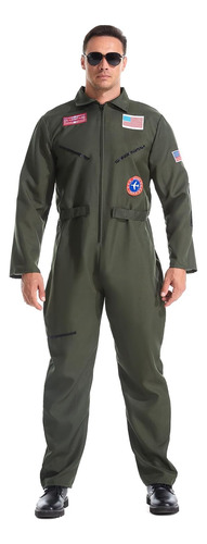 Traje De Vuelo Para Hombre, Disfraz De Piloto Militar De