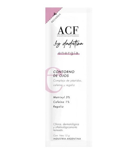 Acf By Dadatina Refill Crema Contorno De Ojos Energía 