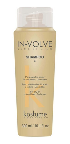 Shampoo In Volve Semi Di Lino Kostume Kolor Reparación 300ml