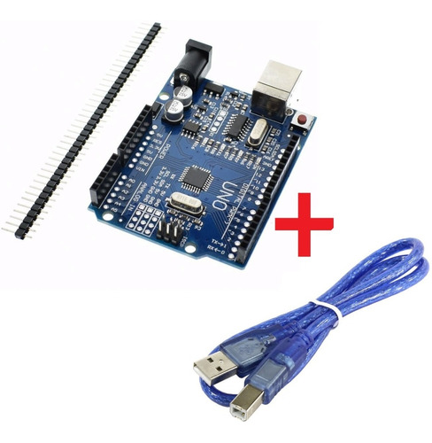 Imagen 1 de 2 de Arduino Uno R3 + Cable Usb Ch340 Compatible Con Arduino