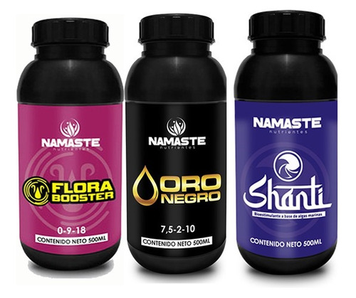 Combo Namaste Oro500ml,flora 500ml Y Shanti 500ml