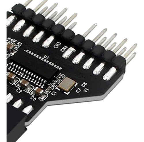 Placa Base Usb 2.0, Conector Usb De 9 Pines, Hembra, 1 A 2,