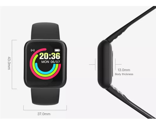 Reloj Inteligente Smartwatch Y68 / D20 Deportivo Ios Android