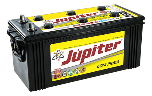 Bateria Automotiva Júpiter 150ah Com Prata J150d Direito