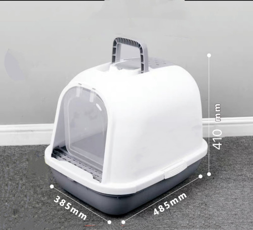 Imagen 3 de 7 de Caja De Arena Para Gatos. Desodorante Completamente Cerrado