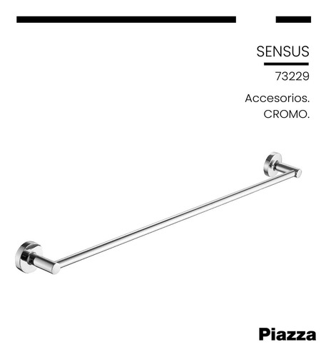 Imagen 6 de 6 de Accesorios Baño Kit Juego Piazza Sensus 6 Piezas Acero Inox