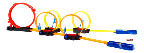 Pista De Brinquedo Super Loop Action 4 A 10 Anos Hot Wheels Multicolor