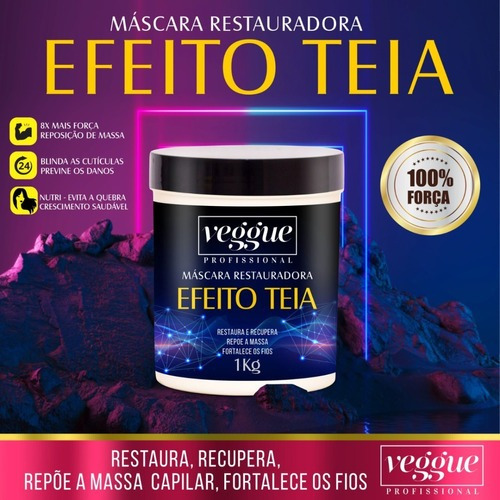 áscara Ultra Hidratante ask Veggue Efeito Teia 1kg