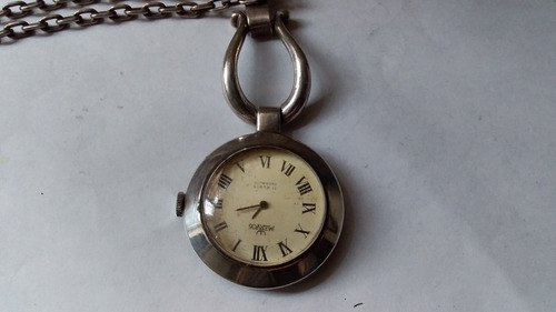 Cadena De Plata Y Reloj A Cuerda Cod16115 Mervos 0pilarsur (Usado)