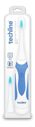 Escova Dental Eletrica Eda-01 Com Refil Extra Branca E Cinza