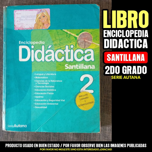 Libro Enciclopedia Didactica Santillana / 2do Grado ¡oferta!