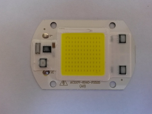 Led Cob 30w 6000k 2400lm Com Driver Integrado 110v