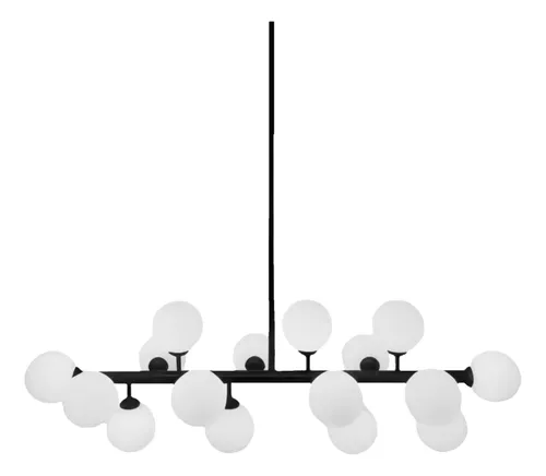 comprar Lustre Pendente Luminaria Bola Teto Sala Mesa Jantar Moderno