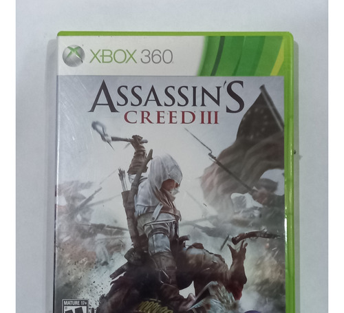 Assassins Creed 3 Para Xbox 360, Con Disco 1 Y 2, Originales