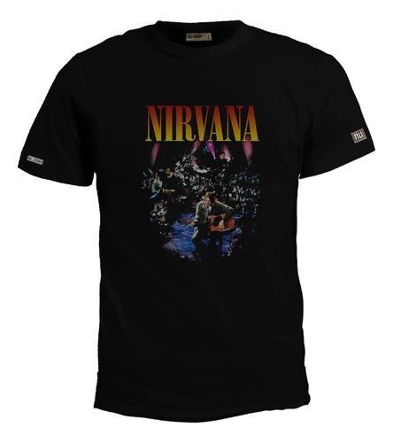 Camiseta Nirvana Concierto Kurt Cobain Guitarra Rock Bto