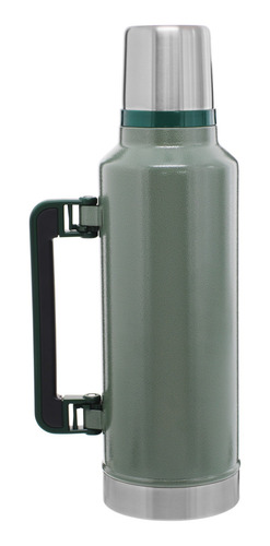 Imagen 3 de 4 de Termo Stanley Classic Legendary Bottle 2.0 QT de acero inoxidable hammertone green