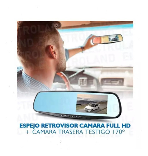 Camara Full Hd Auto Espejo Retrovisor