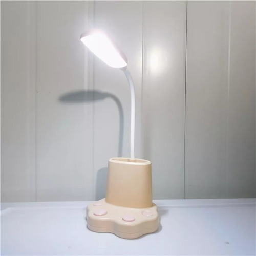 Luz Led Para Escritorio Pata De Gato Color De La Estructura Amarillo