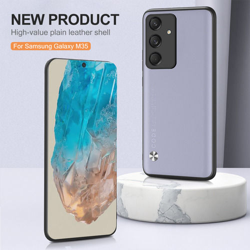Funda Para Samsung Galaxy M35 5g Cáscara De Piel Simple