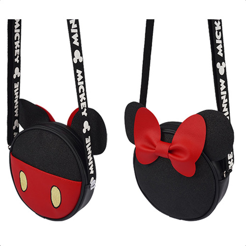 Bolsa Tiracolo Pampili Mickey Mouse E Minnie Mouse © Disney