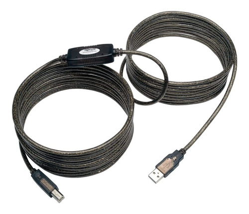 Cable Tripp Lite Repetidor Activo Usb 2.0 A / B, 25 Pies