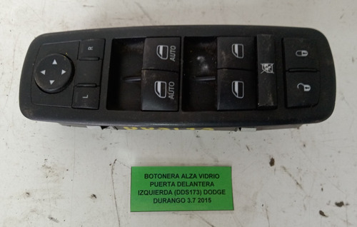 Botonera Alza Vidrio Puerta Del Izq Dodge Durango 3.6 2015