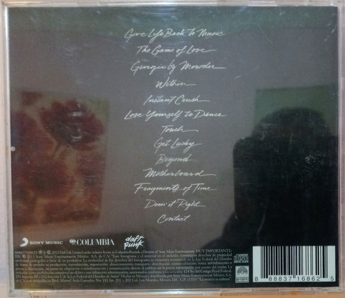 Daft Punk Random Access Memories Cd (Usado)