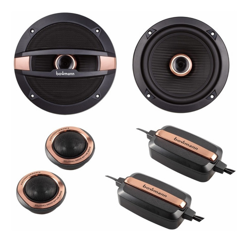 Parlantes Componentes Auto 16cm 280w Bowmann Tux-690c