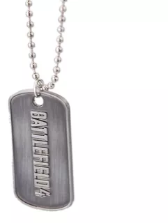 Collar Battlefield 4 Con Dije De Acero Inoxidable Gamer Ps4