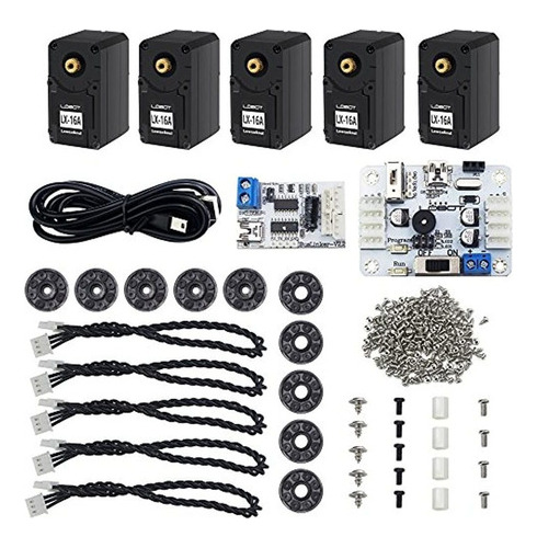 Lewansoul Lx16a Full Metal Servo Robotico De Alto Torque De