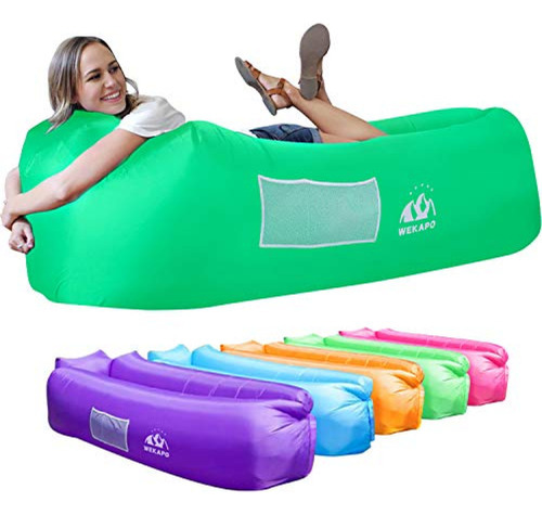 Wekapo Tumbona Inflable Sofá De Aire Hamaca Portátil, A Prue