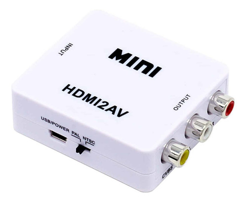 Adaptador Hdmi Hembra A Av 3 Rca Hembra Hdmi2av American Net
