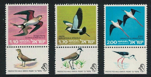 Estampillas Israel 1975 - Aves Protegidas Peligro Extinción