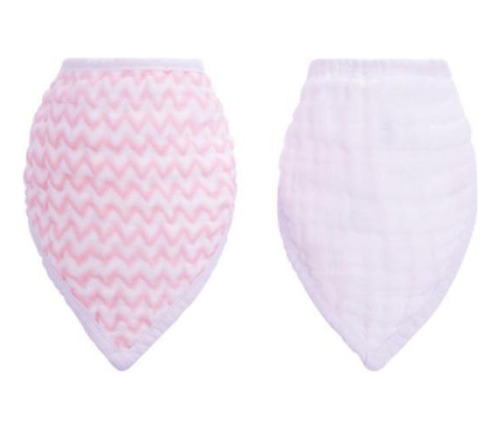 Kit Babador Bandana Soft Premium 02 Un Papi - Chevron Rosa