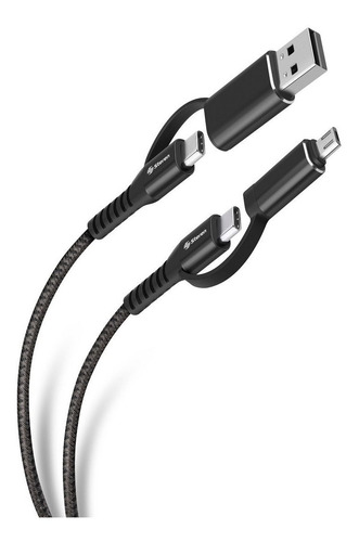 Cable 4 En 1, Usb/usb C A Micro Usb/usb C De 1 M | Usb-4711