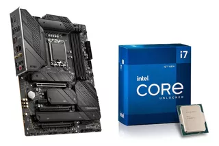 Procesador Intel Core I7-12700k + Msi Mag Z690 Tomahawk Wifi